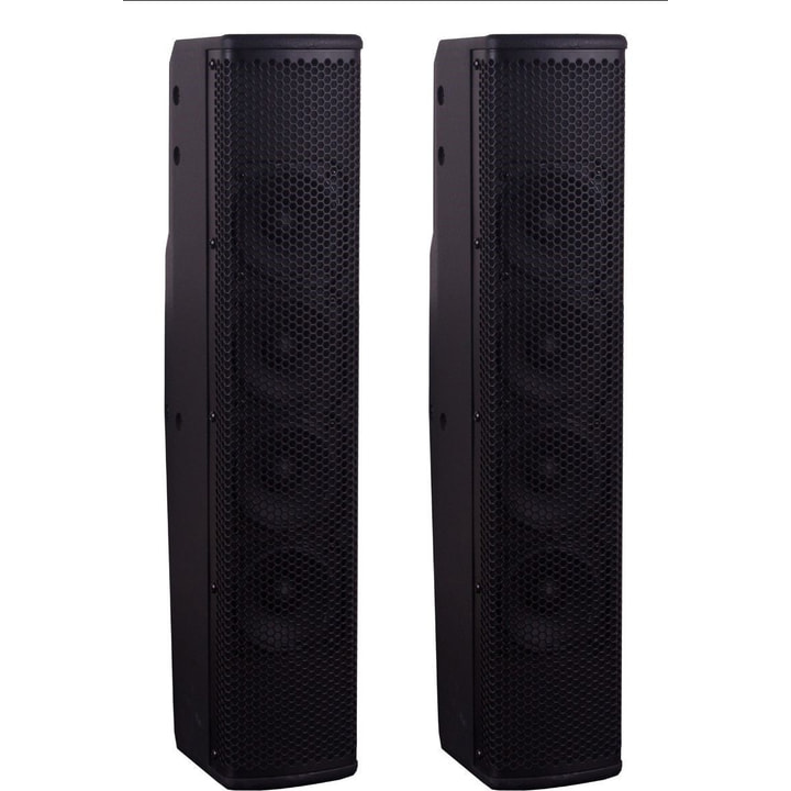 MuxLab Dante Column Speakers PoE, 60W