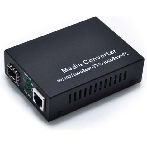 Fiber Ethernet Media Converter - 10/100/1000M SFP bez modula