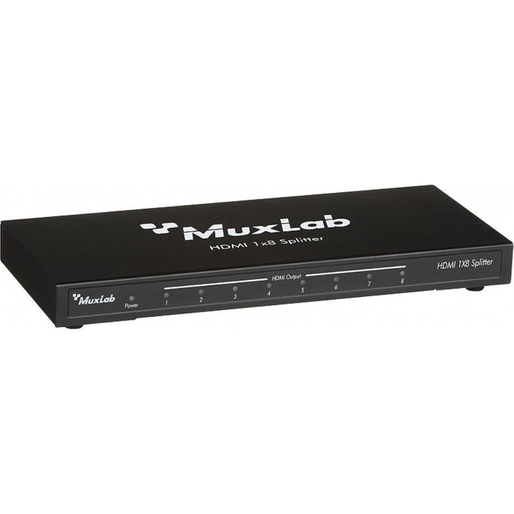 MuxLab HDMI 1X8 splitter, UHD-4K