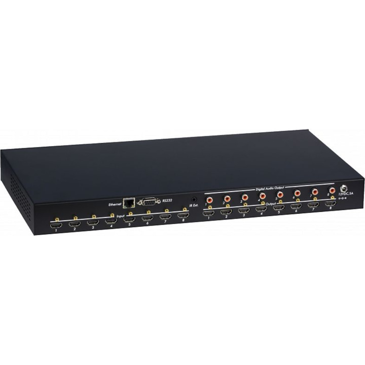 MuxLab HDMI 8X8 Matrix Switch, 4K/60