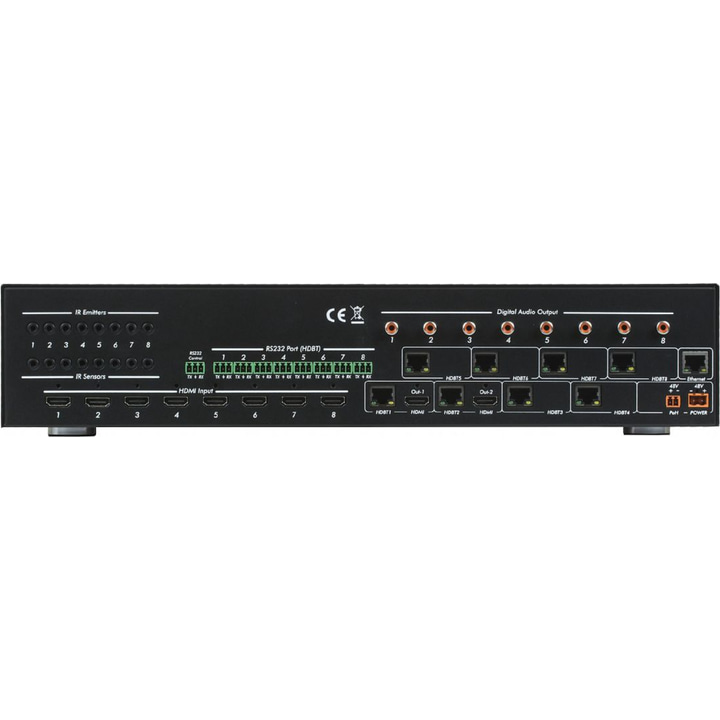 MuxLab HDMI 8X8 Matrix Switch, HDBT, 4K/60
