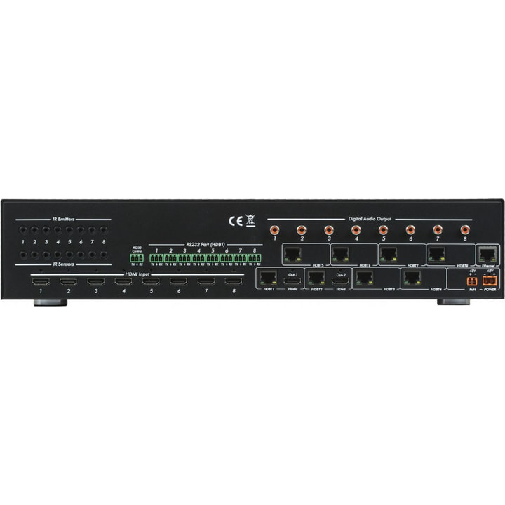 MuxLab HDMI 8X8 Matrix Switch, HDBT, 4K/60