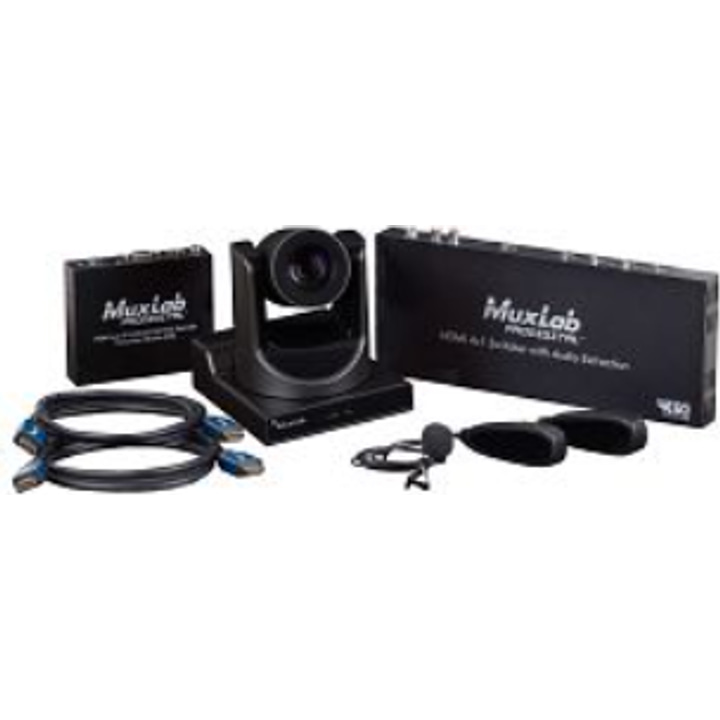 MuxLab MuxStream Pro Multi-Camera Live Streaming Kit, 30x Zoom, PoE