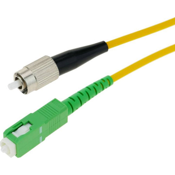 Patch cord FC/PC-SC/APC, sm, simplex, 1.5m, G657A2, LSHZ, 3mm