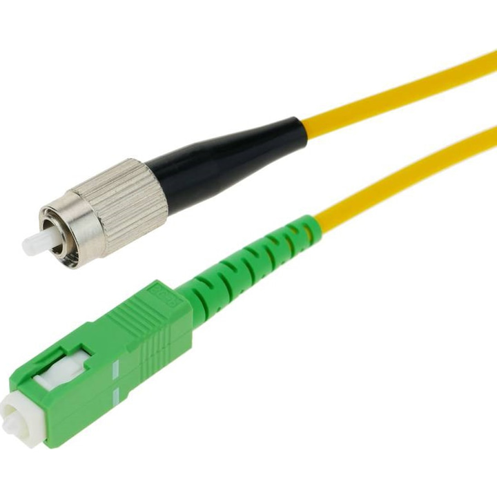 Patch cord FC/PC-SC/APC, sm, simplex, 1.5m, G657A2, LSHZ, 3mm