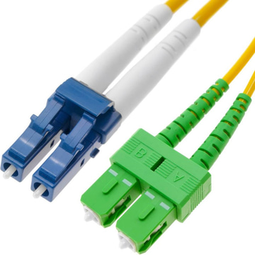 Patch cord SC/APC-LC/PC singlemode, duplex 2m