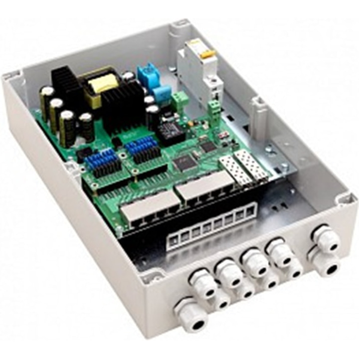 Ethernet switch TFortis PSW-2G8F+Box