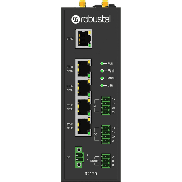 Robustel R2120 industrijski 4G LTE ruter sa PoE