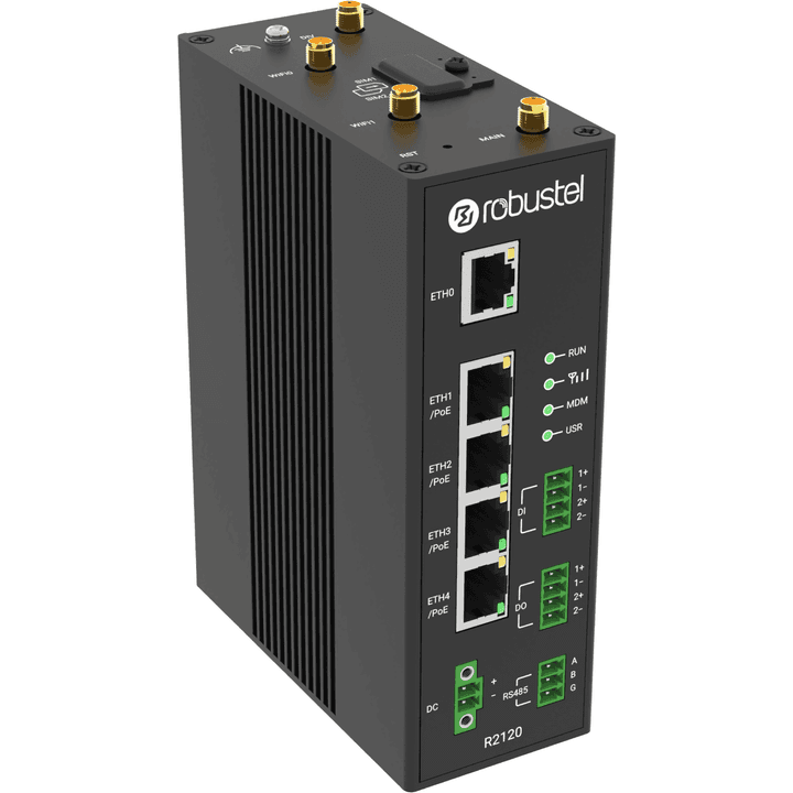 Robustel R2120 industrijski 4G LTE ruter sa PoE