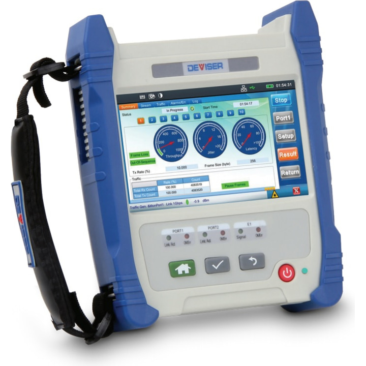 Deviser TC601+ Gigabit Ethernet and E1 Tester