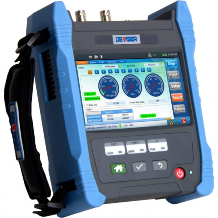 Deviser TC601E Gigabit Ethernet and E1 Tester